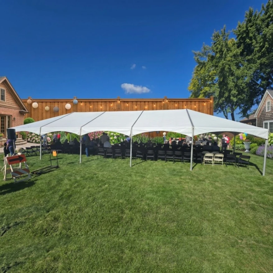 Large Format Tent Park District rental in Elmhurst, IL (60126) by Jump Guy Party Rentals
